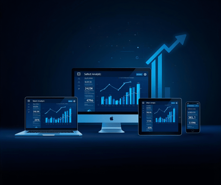 Growth website design package with added SEO and marketing features